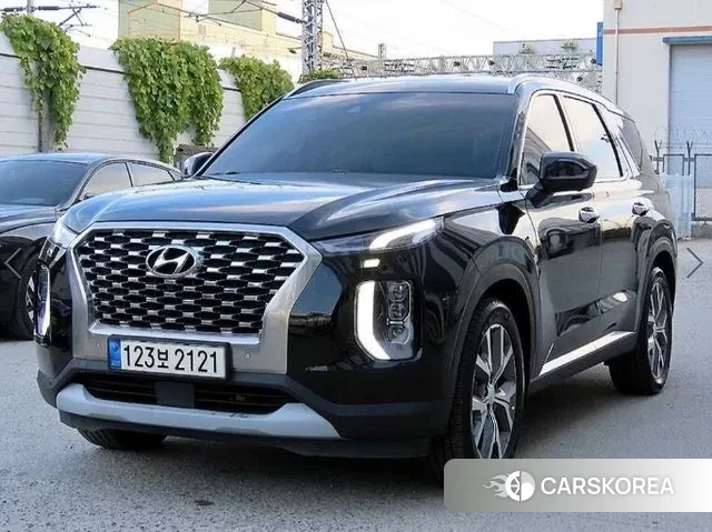 Hyundai Palisade 2022 Черный из Кореи