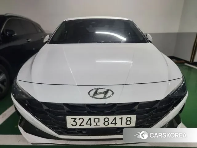 Hyundai Avante (CN7) 2021 Белый из Кореи