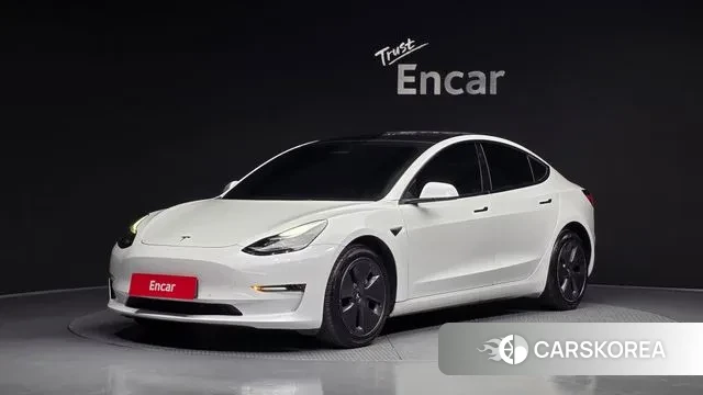Tesla Model 3 2022 Белый из Кореи