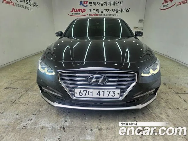 Hyundai Grandeur IG Hybrid 2018 Черный из Кореи