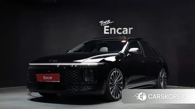 Hyundai Grandeur Hybrid (GN7) 2024 Черный из Кореи