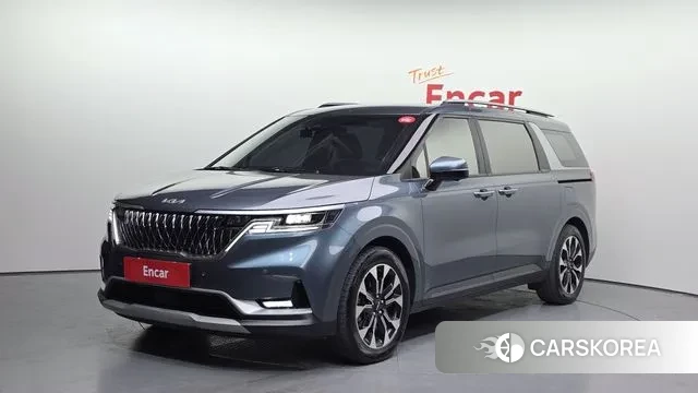 Kia Carnival 4th generation 2022 Небесно-голубой из Кореи