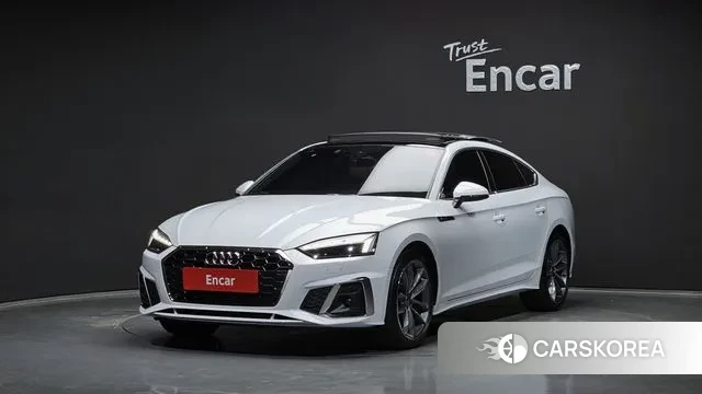 Audi A5 (F5) 2022 Белый из Кореи