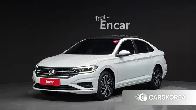Volkswagen 7th Generation of Jetta 2021 Белый из Кореи