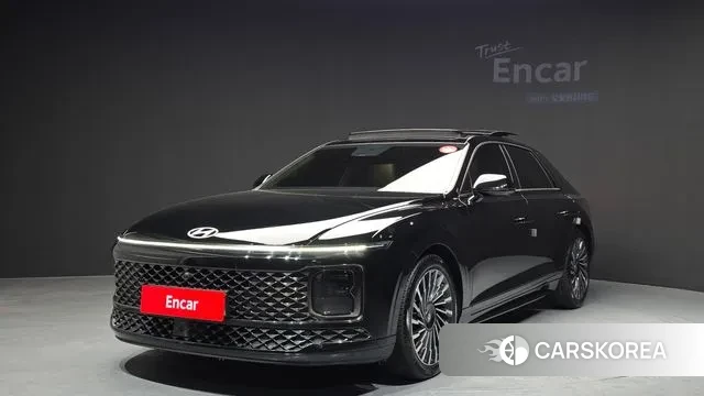 Hyundai Grandeur (GN7) 2022 Черный из Кореи