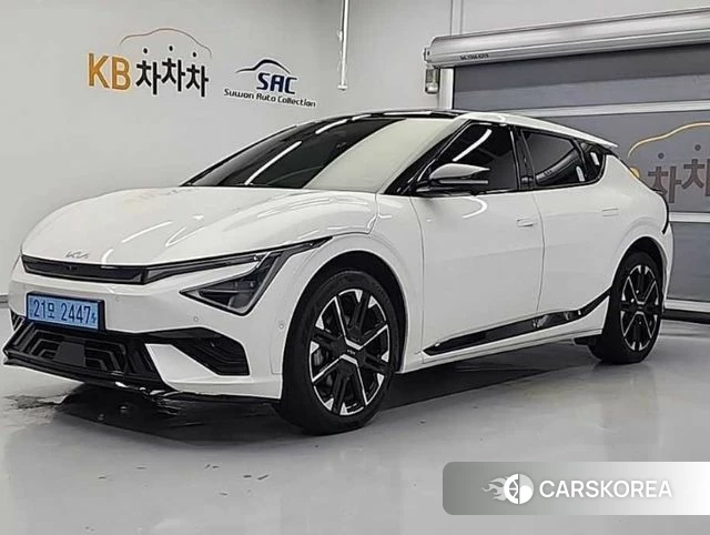 Kia EV6 2024 Белый из Кореи