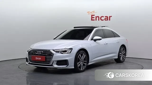 Audi A6 (C8) 2022 Белый из Кореи