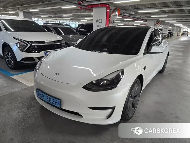 Tesla Model 3 2021 Белый из Кореи