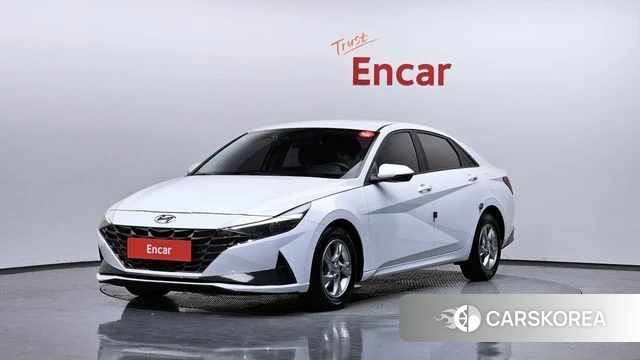 Hyundai Avante (CN7) 2020 Белый из Кореи
