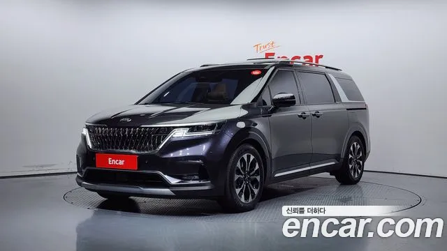 Kia Carnival 4th generation 2021 Серый из Кореи