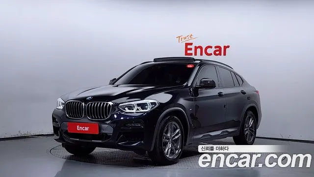 BMW X4 (G02) 2021 Черный из Кореи