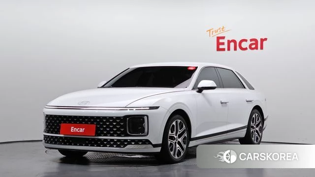 Hyundai Grandeur Hybrid (GN7) 2024 Белый из Кореи