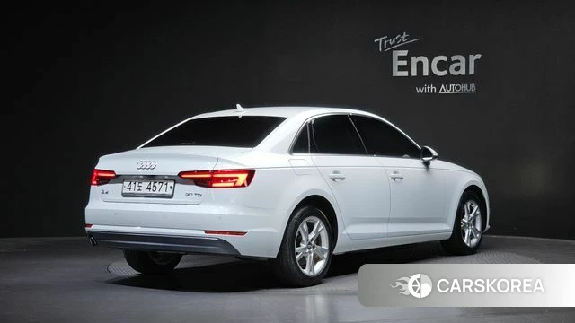Audi A4 (B9) 2018 Белый из Кореи