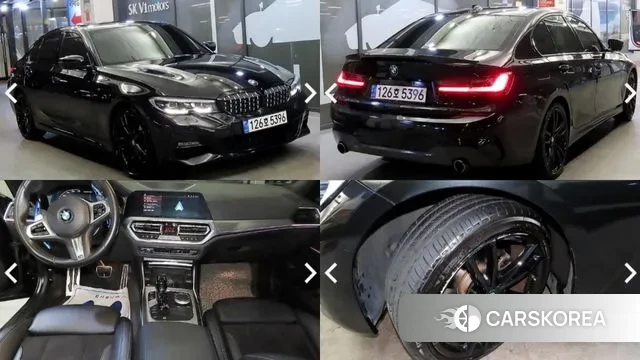 BMW 3 Series (G20) 2021 Черный из Кореи