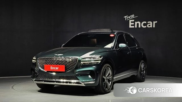 Genesis GV70 2022 Темно-зеленый из Кореи