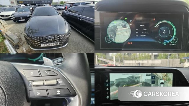 Hyundai The New Grandeur IG Hybrid 2021 Черный из Кореи