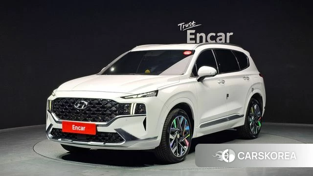 Hyundai The New Santa Fe 2021 Белый из Кореи