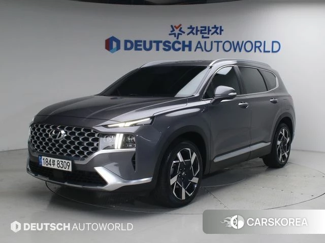 Hyundai The New Santa Fe 2021 Серый из Кореи