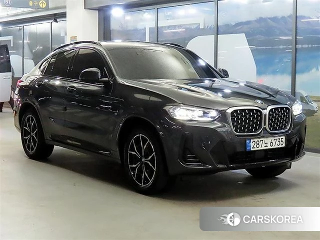 BMW X4 (G02) 2022 Серый из Кореи