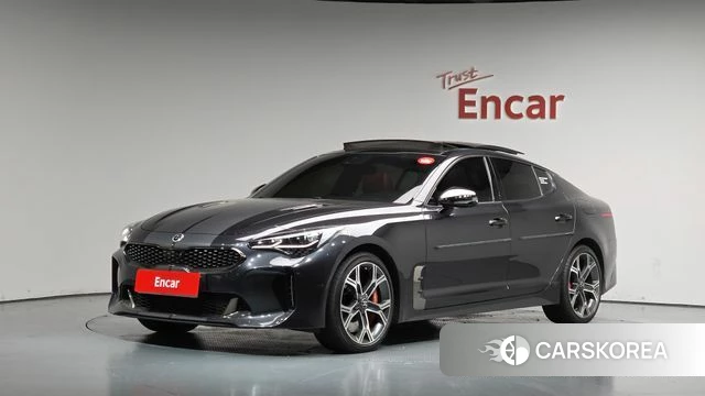 Kia Stinger 2018 Серый из Кореи