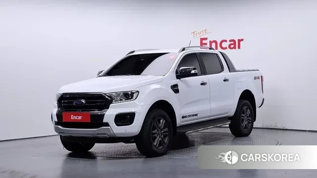 Ford Ranger 3rd Generation 2021 Белый из Кореи