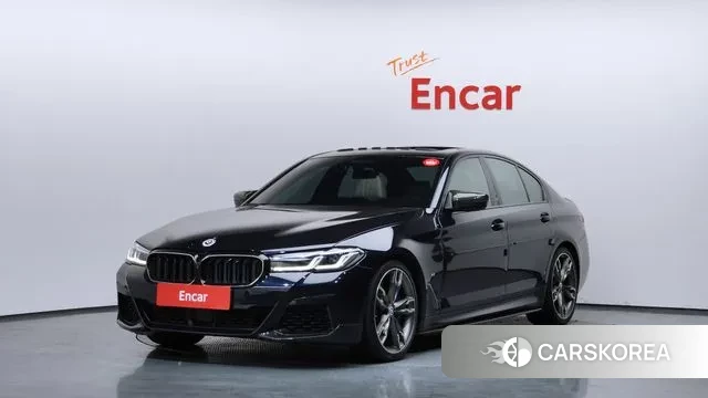 BMW 5 Series (G30) 2021 Черный из Кореи