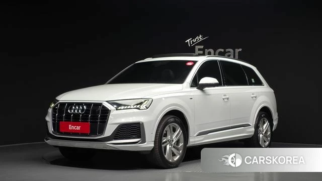 Audi Q7 (4M) 2021 Белый из Кореи