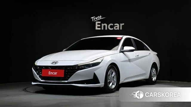 Hyundai Avante (CN7) 2020 Белый из Кореи