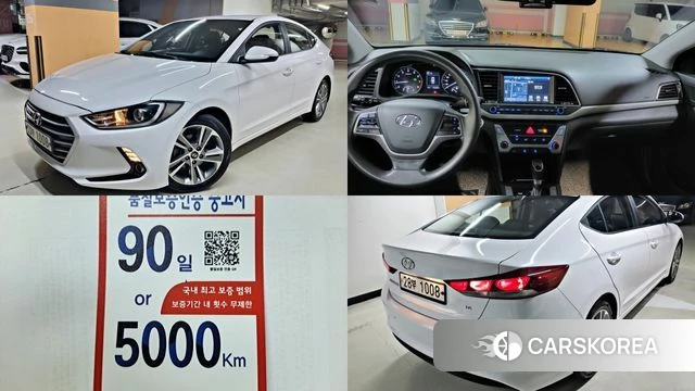 Hyundai Avante AD 2018 Белый из Кореи