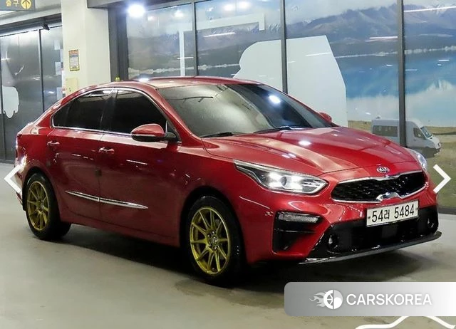 Kia Come New K3 2018 Красный из Кореи