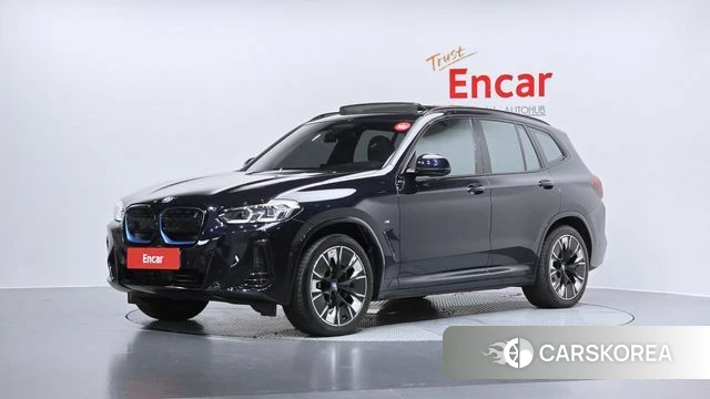 BMW iX3 2022 Черный из Кореи