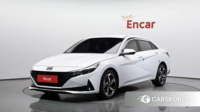 Hyundai Avante (CN7) 2020 Белый из Кореи