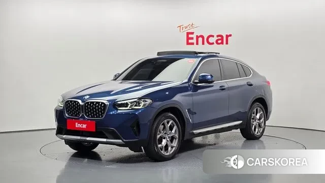 BMW X4 (G02) 2022 Синий из Кореи