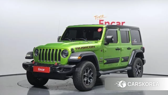 Jeep Wrangler (JL) 2018 Светло-зеленый из Кореи