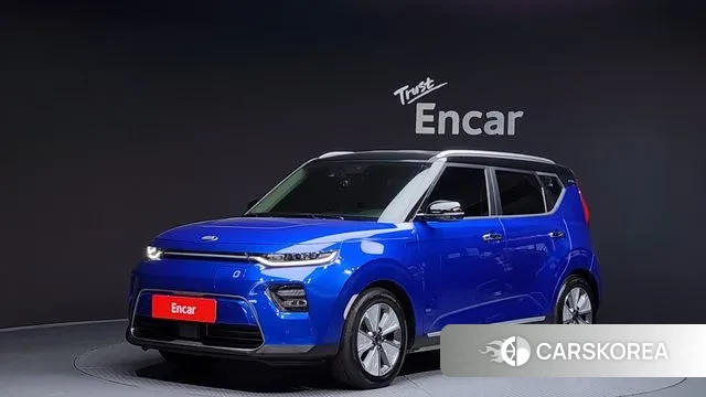 Kia Soul Booster EV 2020 Синий из Кореи
