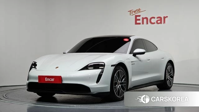Porsche Taycan 2021 Белый из Кореи