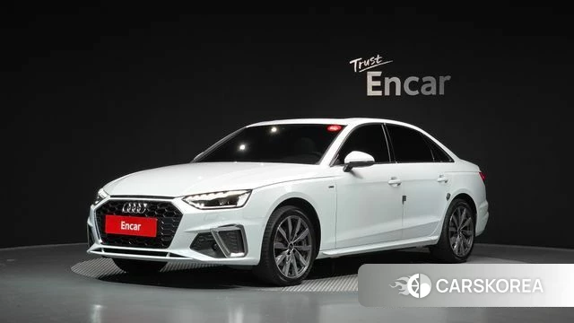 Audi A4 (B9) 2023 Белый из Кореи