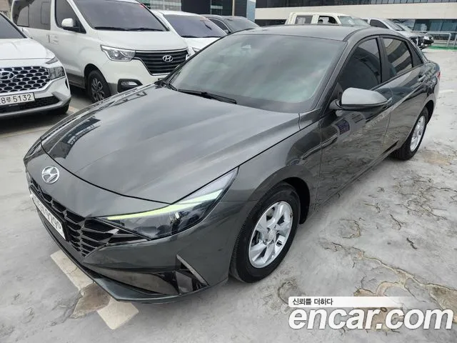 Hyundai Avante (CN7) 2021 Серебристо-серый из Кореи