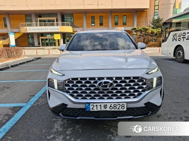 Hyundai The New Santa Fe 2021 Белый из Кореи