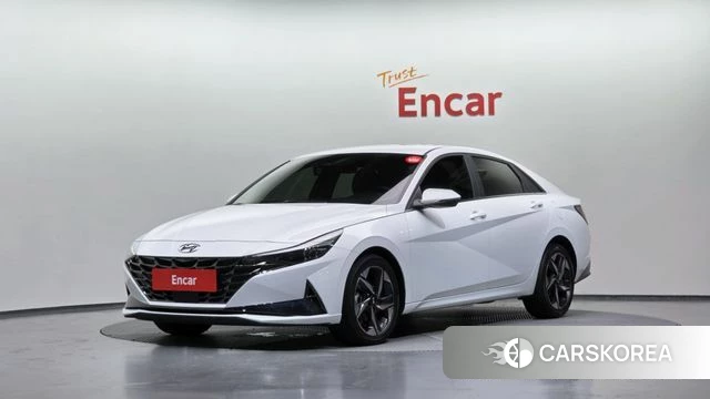 Hyundai Avante (CN7) 2020 Белый из Кореи