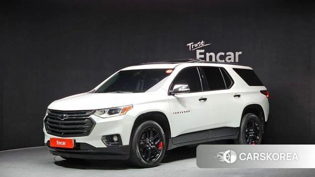 Chevrolet (GM Daewoo) Traverse 2021 Белый из Кореи