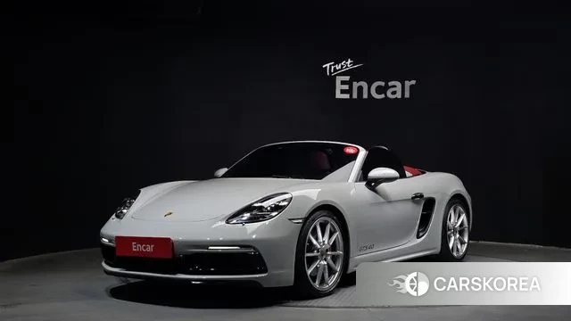 Porsche 718 Boxster 2023 Серебристо-серый из Кореи