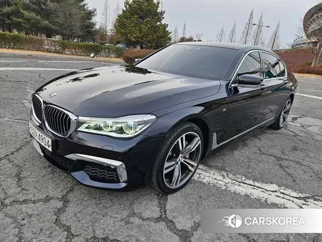 BMW 7 Series (G11) 2019 Синий из Кореи