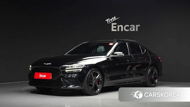 Genesis The New G70 2021 Черный из Кореи