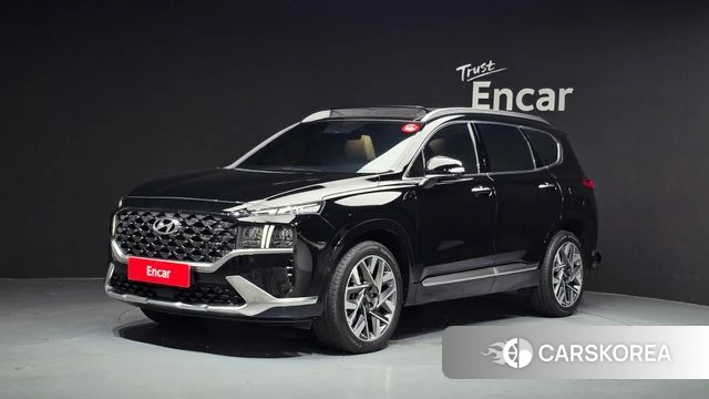 Hyundai The New Santa Fe 2022 Черный из Кореи