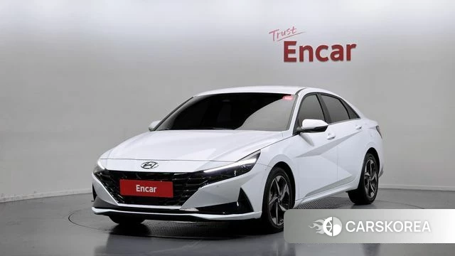 Hyundai Avante (CN7) 2021 Белый из Кореи