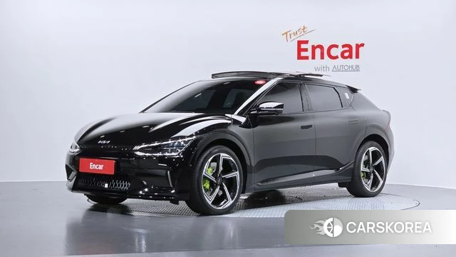 Kia EV6 2023 Черный из Кореи