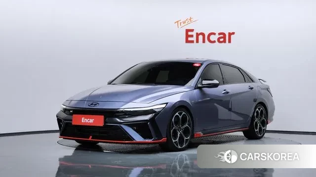 Hyundai The New Avante (CN7) 2023 Небесно-голубой из Кореи