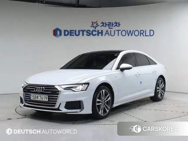 Audi A6 (C8) 2021 Белый из Кореи