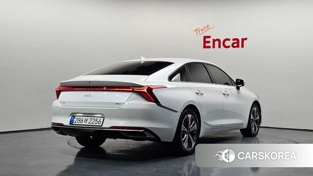 Kia K8 Hybrid 2023 Белый из Кореи
